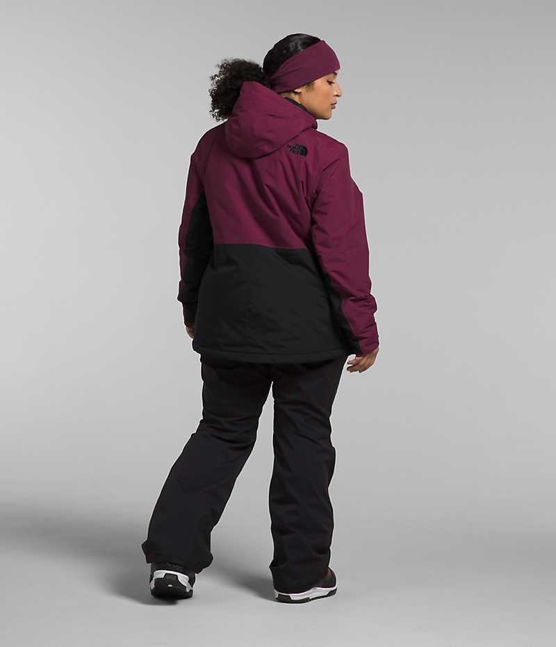 Fuchsia / Black The North Face Plus Freedom Women's Insulated Jacket | MALAYSIA PLCZAY