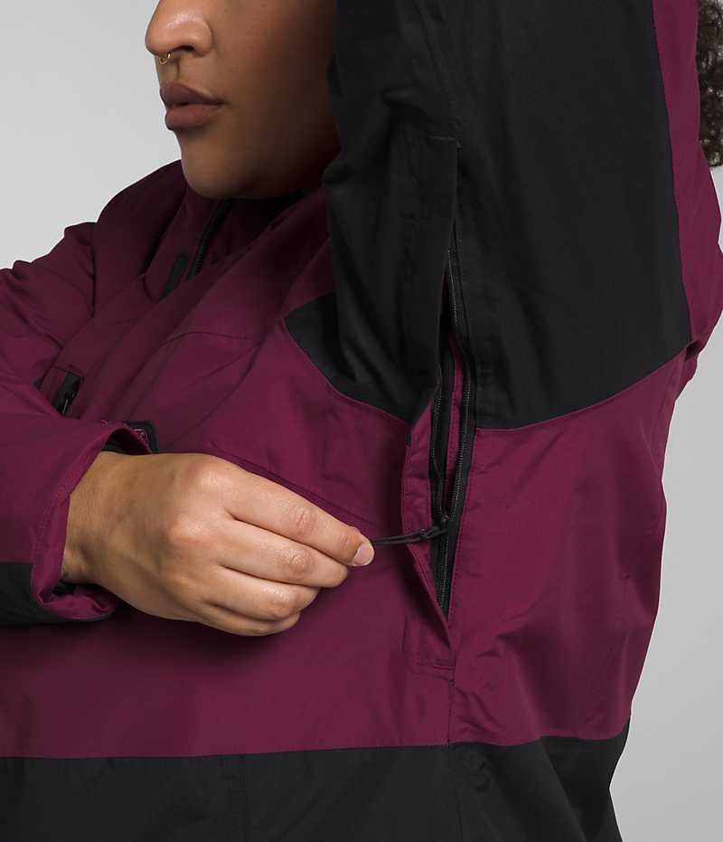 Fuchsia / Black The North Face Plus Freedom Women's Insulated Jacket | MALAYSIA PLCZAY