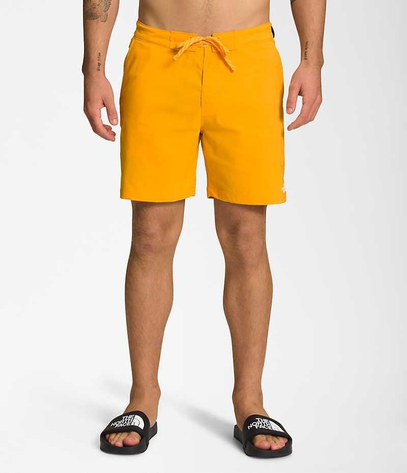 Gold The North Face Class V Ripstop Boardshorts Men\'s Shorts | MALAYSIA DCTYMW