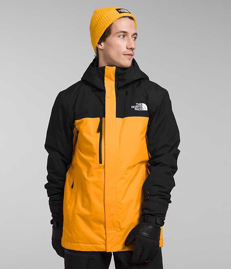 Gold / Black The North Face Freedom Men\'s Insulated Jacket | MALAYSIA QABIKY