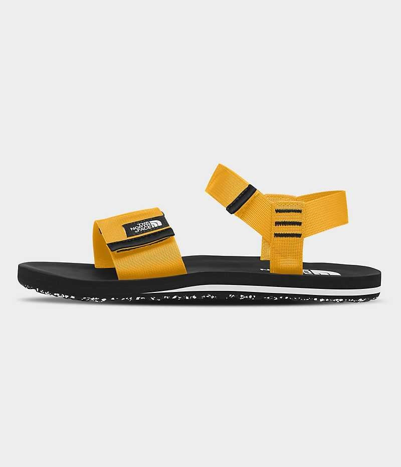 Gold / Black The North Face Skeena Men\'s Sandals | MALAYSIA REMWIC