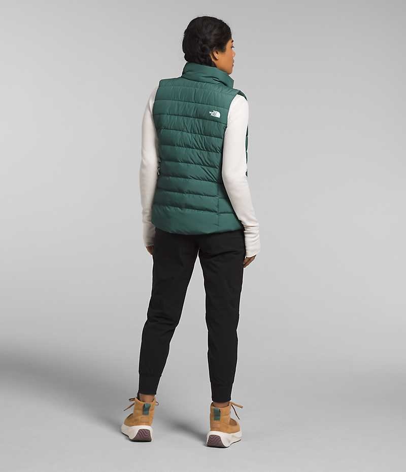 Green The North Face Aconcagua 3 Women's Vest | MALAYSIA DSHQJA