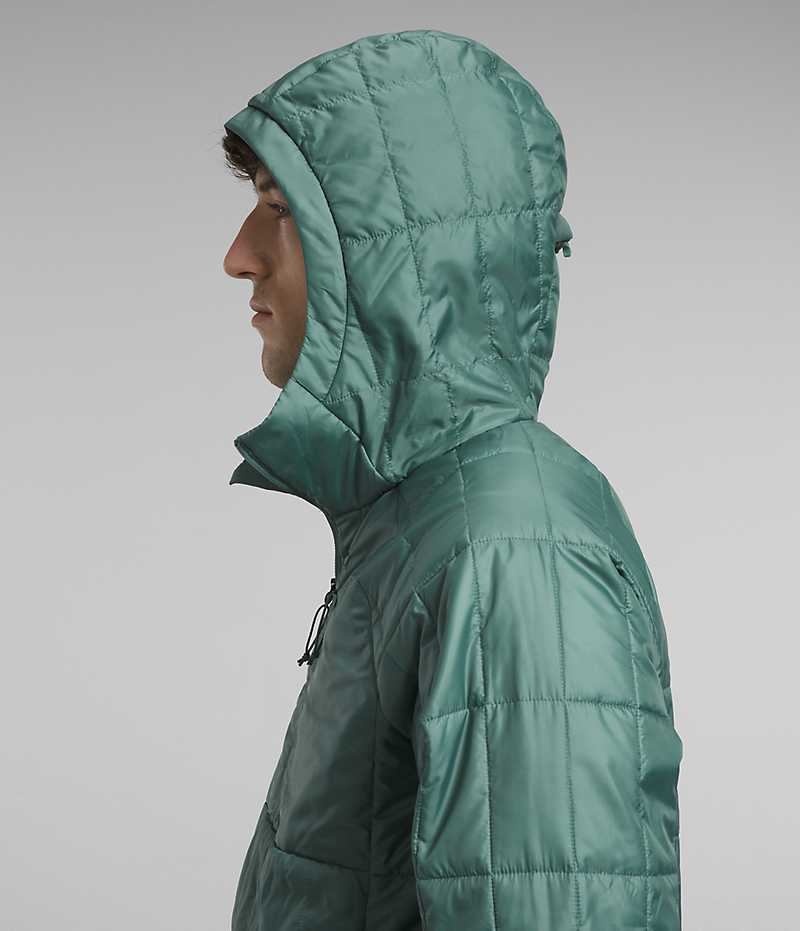 Green The North Face Circaloft ¼-Zip Pullover Men's Puffer Jacket | MALAYSIA CPXJYL