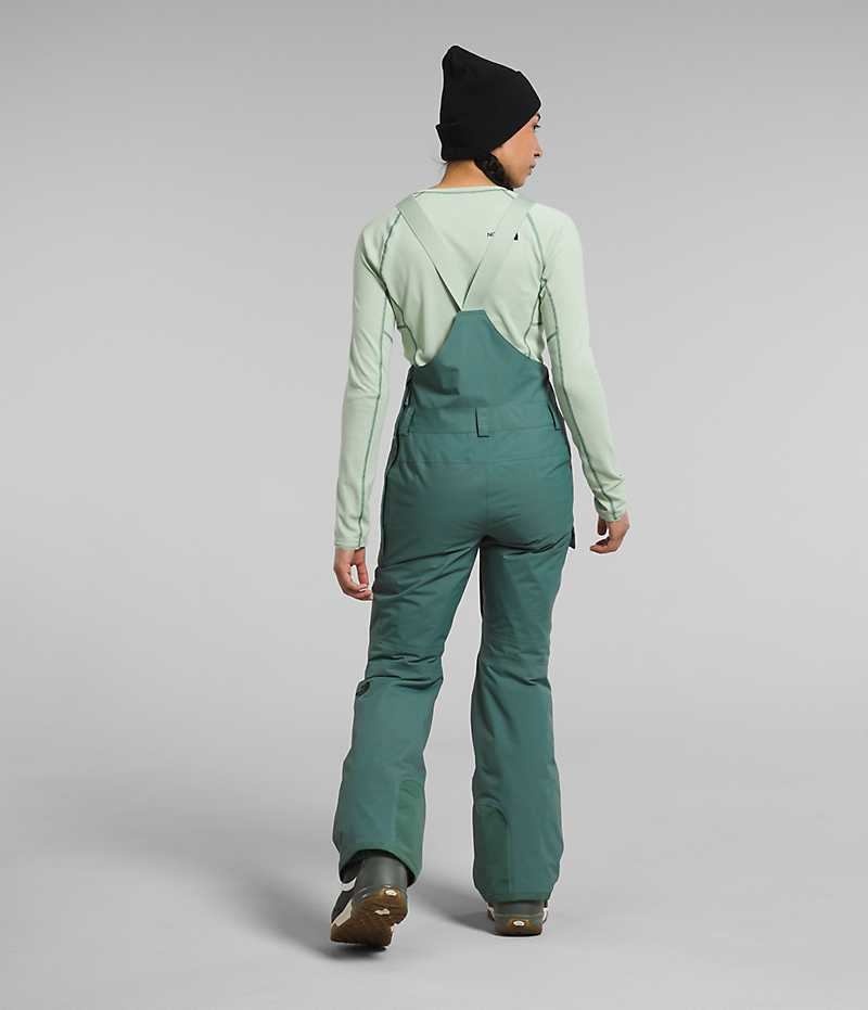 Green The North Face Freedom Insulated Women's Bib Pants | MALAYSIA AZSWRQ