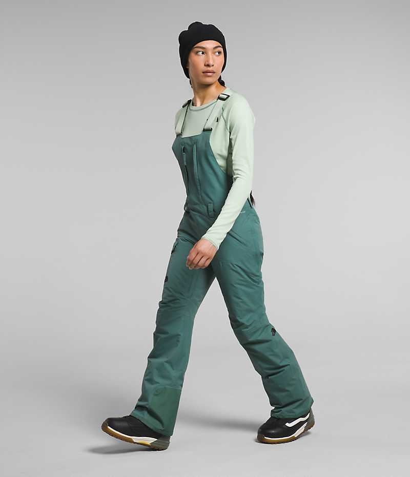 Green The North Face Freedom Insulated Women's Bib Pants | MALAYSIA AZSWRQ