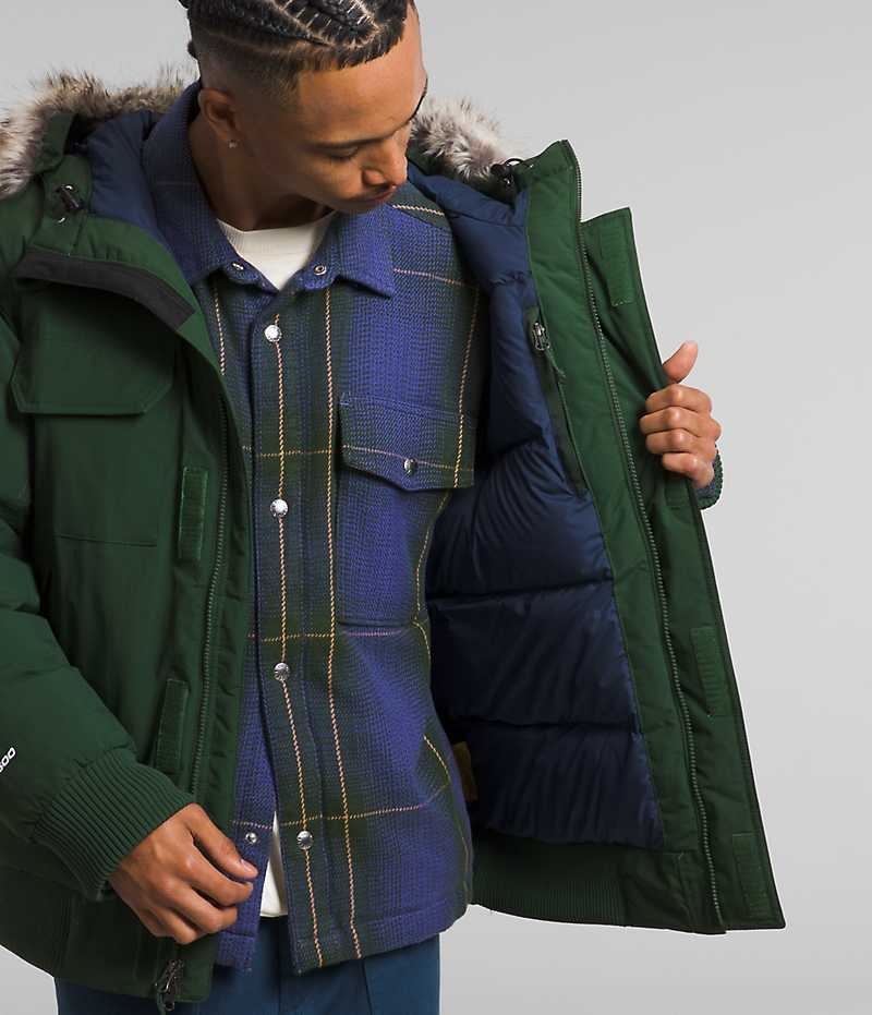 Green The North Face McMurdo Men's Bomber Jacket | MALAYSIA MIKOBE