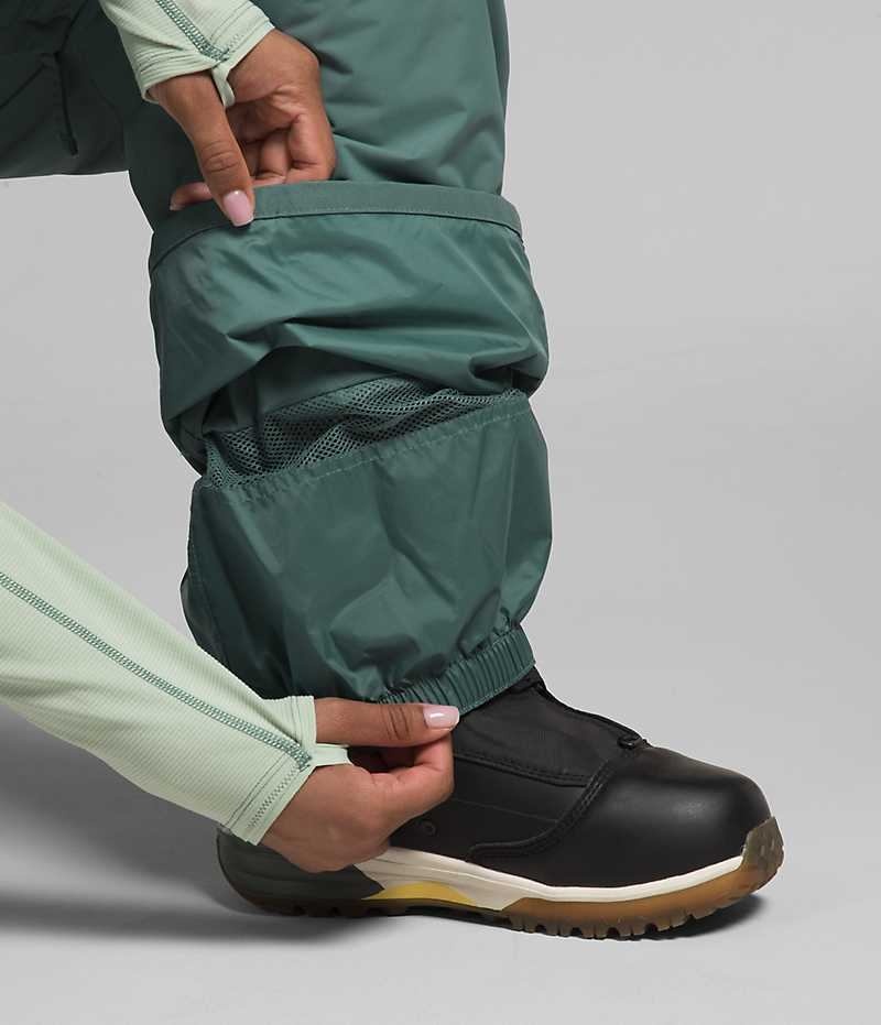 Green The North Face Plus Freedom Insulated Women's Bib Pants | MALAYSIA KQWHBV