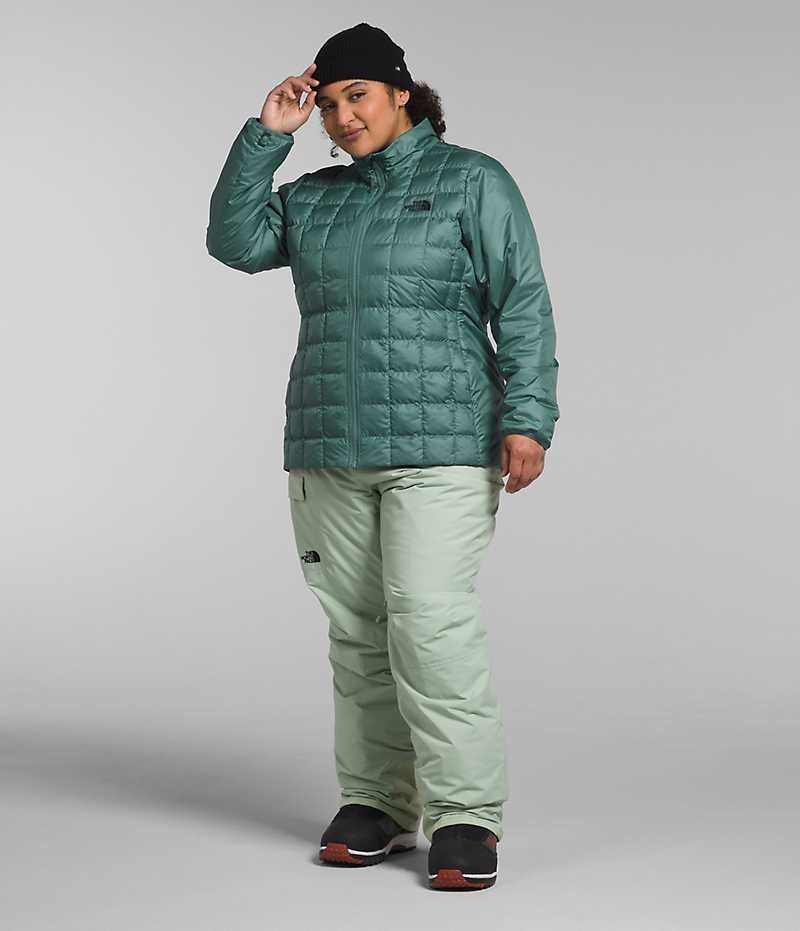 Green The North Face Plus ThermoBall™ Eco Snow Triclimate® Women's Insulated Jacket | MALAYSIA YCQDUI