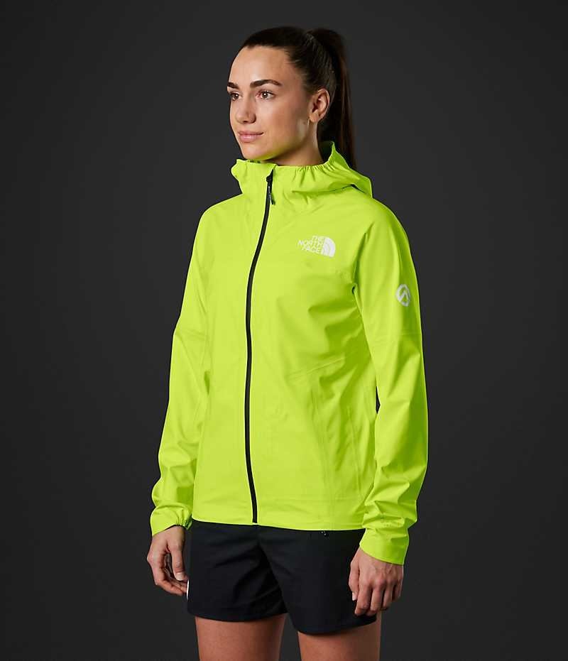 Green The North Face Summit Series Superior FUTURELIGHT™ Women's Rain Jacket | MALAYSIA CAFJQR