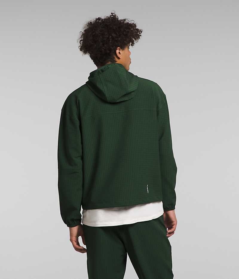 Green The North Face Tekware™ Grid Hoodie Men's Fleece Jacket | MALAYSIA BLOQZT