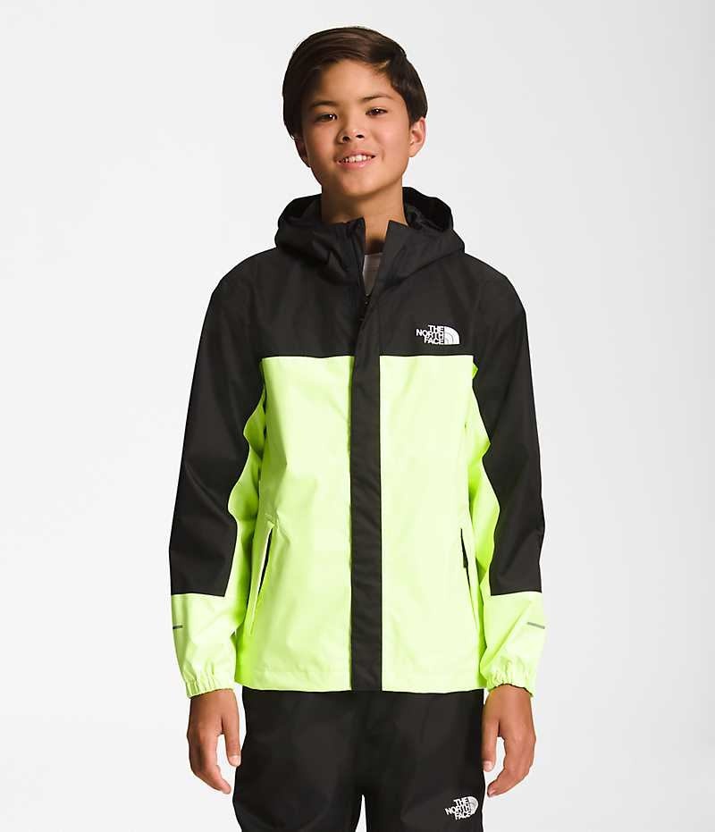 Green / Black The North Face Antora Boys\' Rain Jacket | MALAYSIA AFNCTK