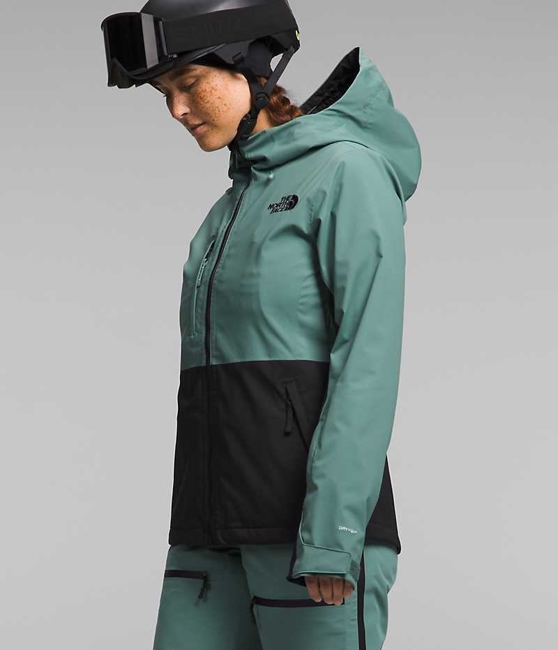 Green / Black The North Face Freedom Stretch Women's Insulated Jacket | MALAYSIA TJPRXS