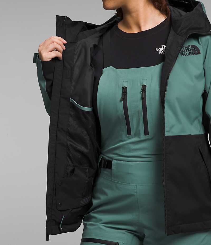 Green / Black The North Face Freedom Stretch Women's Insulated Jacket | MALAYSIA TJPRXS