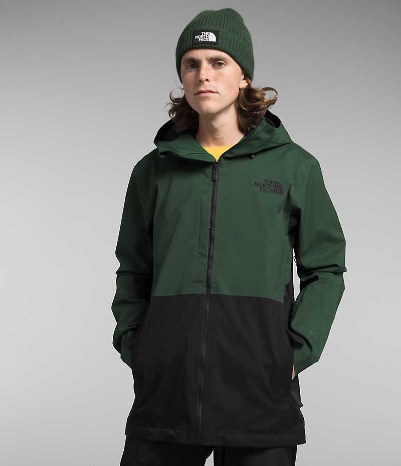 Green / Black The North Face Freedom Stretch Men\'s Insulated Jacket | MALAYSIA ZYXQPK