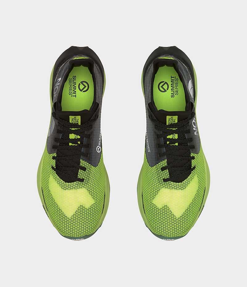 Green / Black The North Face Summit Series VECTIV Sky Men's Trail Running Shoes | MALAYSIA AXBZWN