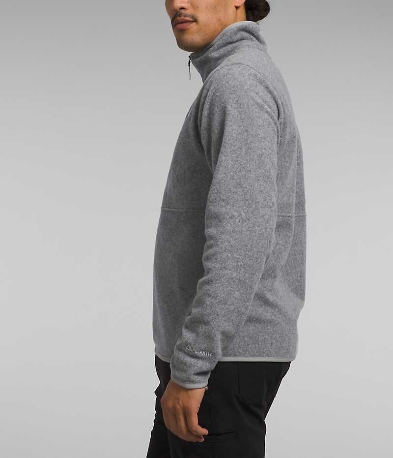 Grey The North Face Alpine Polartec® 100 ½-Zip Men's Pullover | MALAYSIA UCVSMY