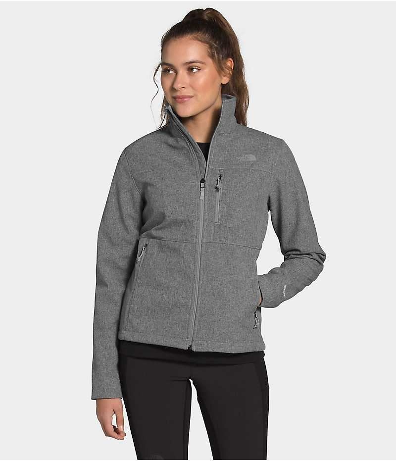 Grey The North Face Apex Bionic Women\'s Softshell Jacket | MALAYSIA LFNWOY