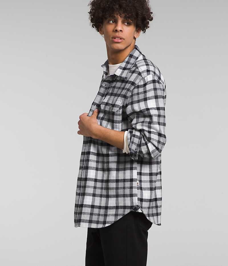 Grey The North Face Arroyo Flannel Men's Shirt | MALAYSIA XJUABC