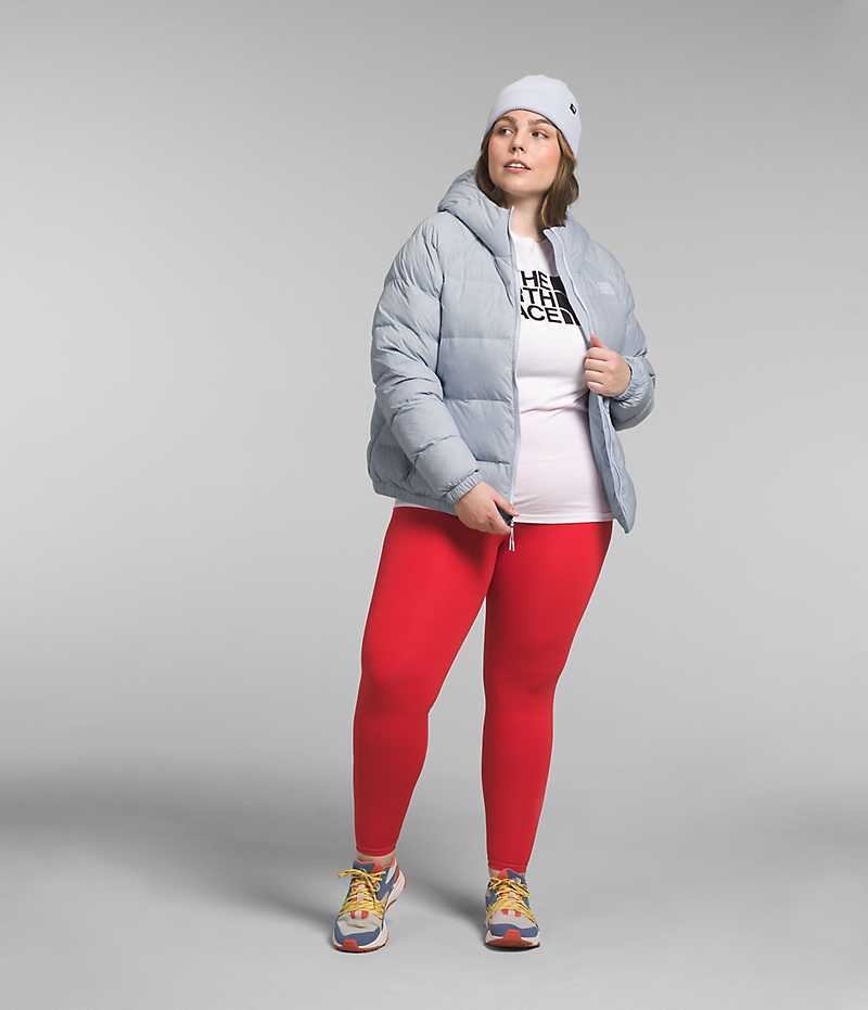 Grey The North Face Plus Hydrenalite™ Hoodie Women's Puffer Jacket | MALAYSIA DCJZNG