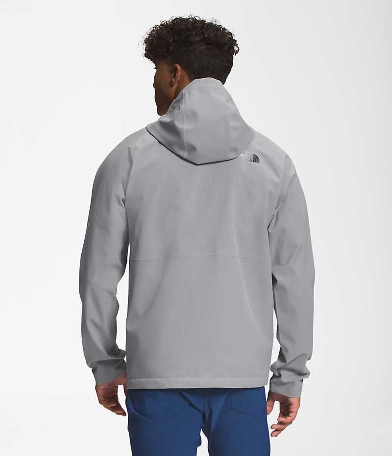 Grey The North Face Valle Vista Stretch Men's Rain Jacket | MALAYSIA XOUPCS