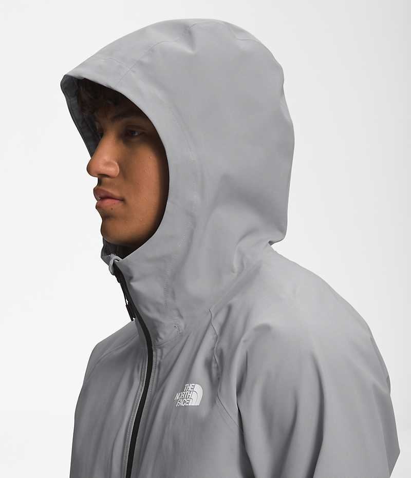 Grey The North Face Valle Vista Stretch Men's Rain Jacket | MALAYSIA XOUPCS