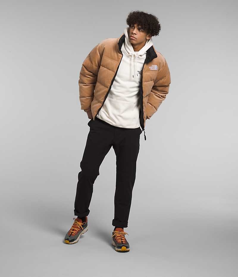 Khaki The North Face ’92 Reversible Nuptse Men's Puffer Jacket | MALAYSIA UGBNEK