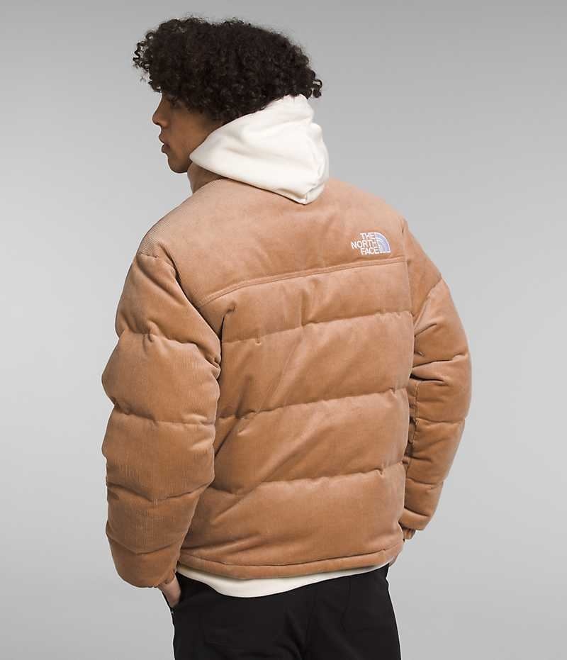 Khaki The North Face ’92 Reversible Nuptse Men's Puffer Jacket | MALAYSIA UGBNEK