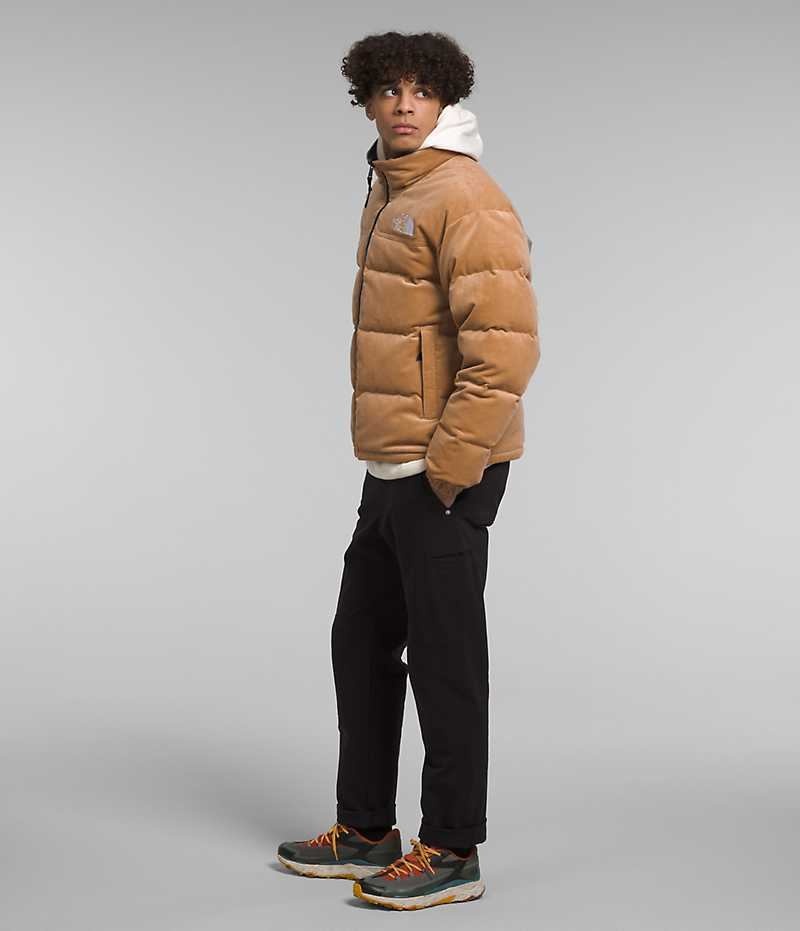 Khaki The North Face ’92 Reversible Nuptse Men's Puffer Jacket | MALAYSIA UGBNEK