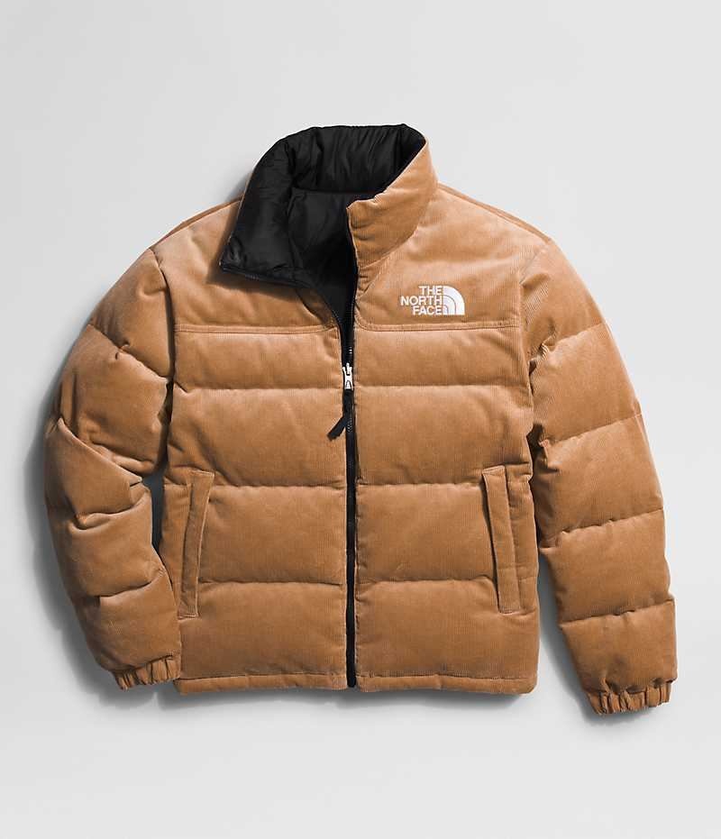 Khaki The North Face ’92 Reversible Nuptse Men's Puffer Jacket | MALAYSIA UGBNEK