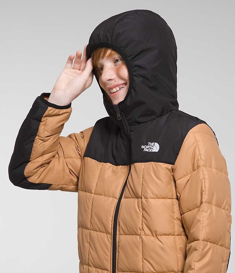 Khaki The North Face Lhotse Boys' Puffer Jacket | MALAYSIA WHXGFA