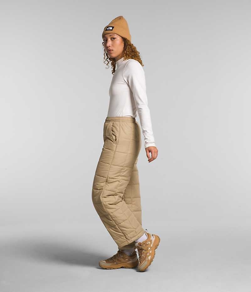 Khaki The North Face Lhotse Women's Pants | MALAYSIA WUMOHT