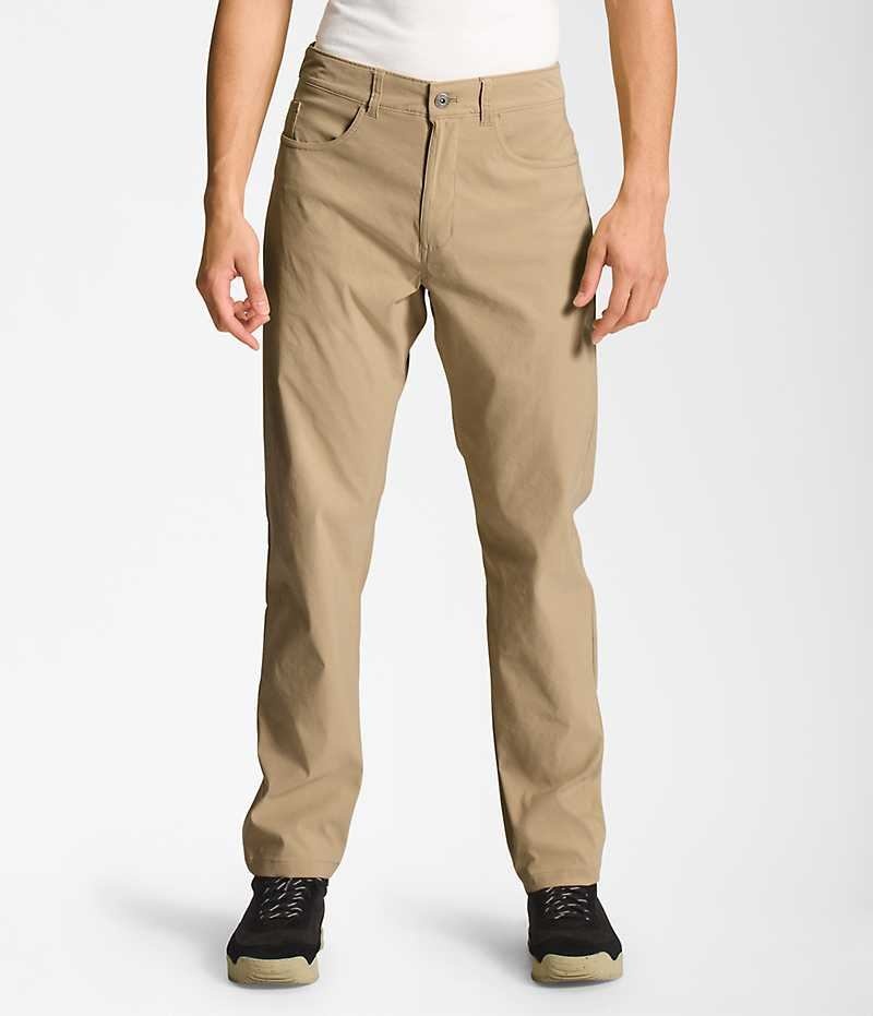 Khaki The North Face Sprag 5-Pocket Men\'s Pants | MALAYSIA PTVJWG