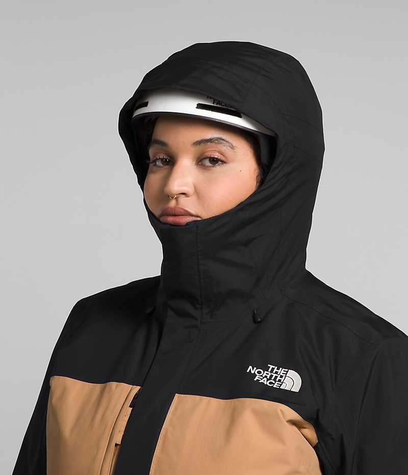 Khaki / Black The North Face Plus Freedom Women's Insulated Jacket | MALAYSIA AWVUDC