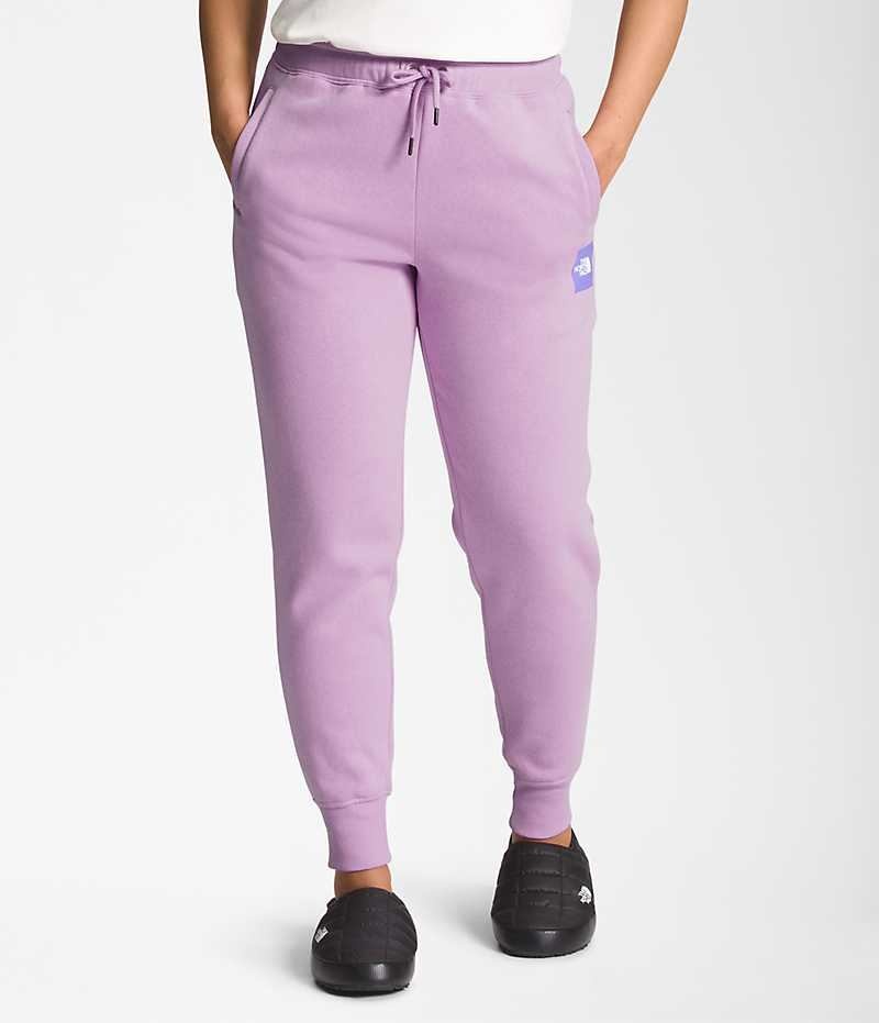 Lavender The North Face Box NSE Women\'s Jogger | MALAYSIA GIBNLY