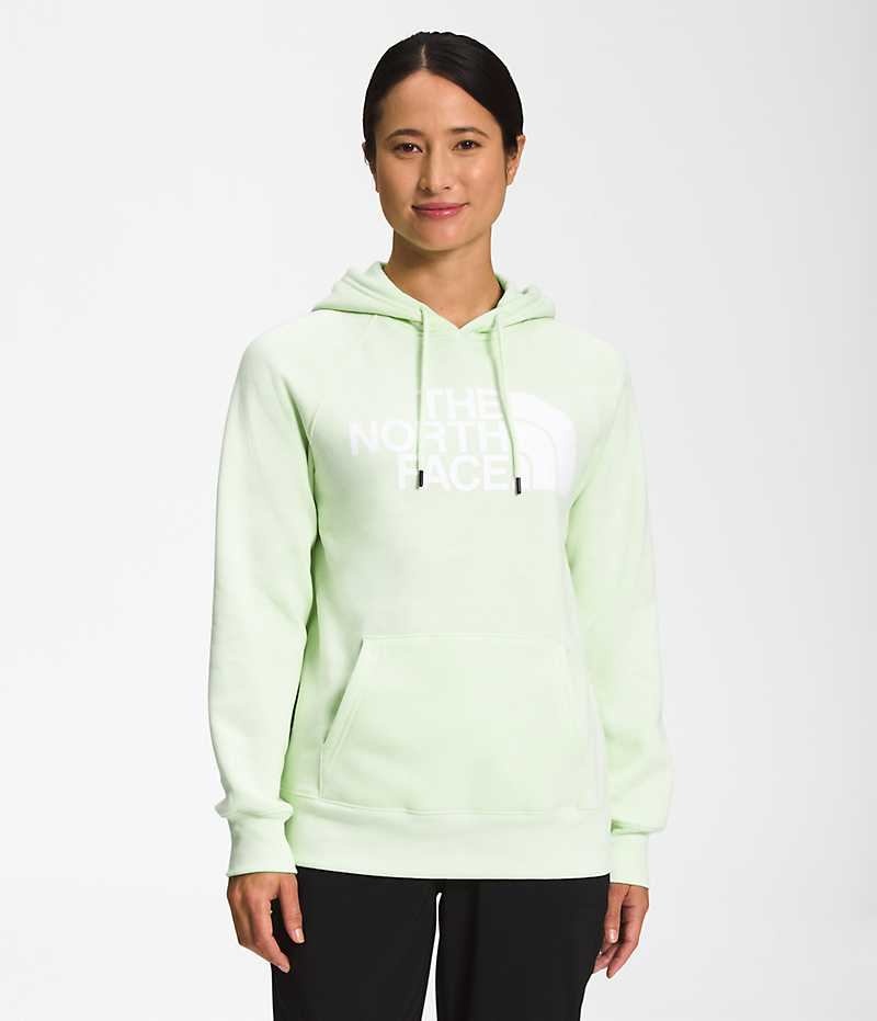 Mint The North Face Half Dome Pullover Women\'s Hoodie | MALAYSIA VXDHNZ