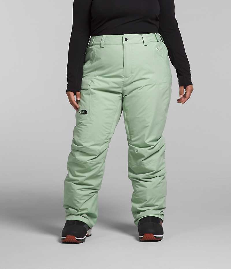 Mint The North Face Plus Freedom Women\'s Insulated Pants | MALAYSIA DHKPEF