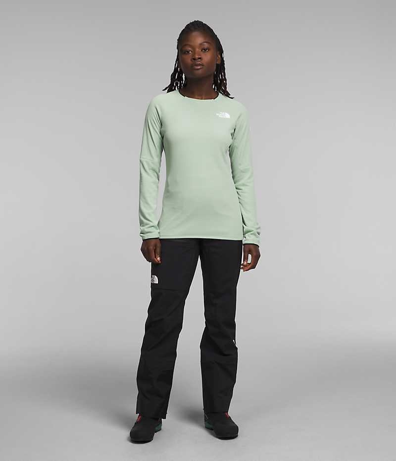 Mint The North Face Summit Series FUTUREFLEECE™ Crew Women's Sweatshirt | MALAYSIA NFHTCB