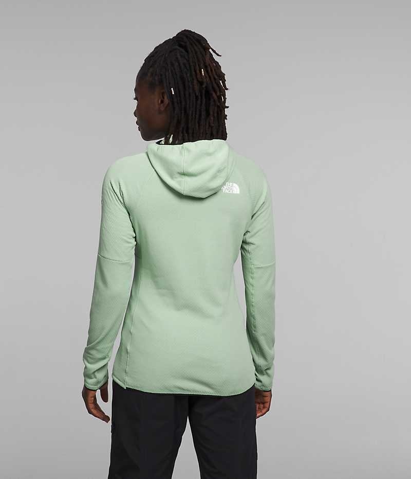 Mint The North Face Summit Series FUTUREFLEECE™ Full-Zip Hoodie Women's Fleece Jacket | MALAYSIA BYMWTF