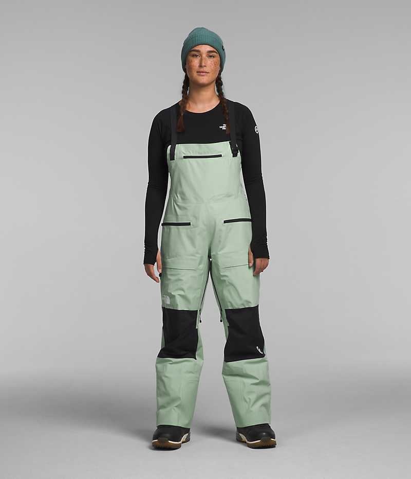 Mint The North Face Summit Series Verbier GTX Women\'s Bib Pants | MALAYSIA WYJIMC