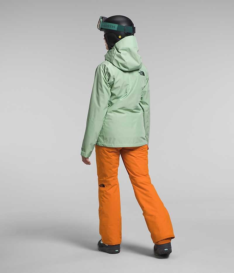 Mint The North Face ThermoBall™ Eco Snow Triclimate® Women's Insulated Jacket | MALAYSIA QFXEMT