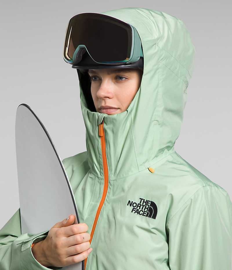 Mint The North Face ThermoBall™ Eco Snow Triclimate® Women's Insulated Jacket | MALAYSIA QFXEMT