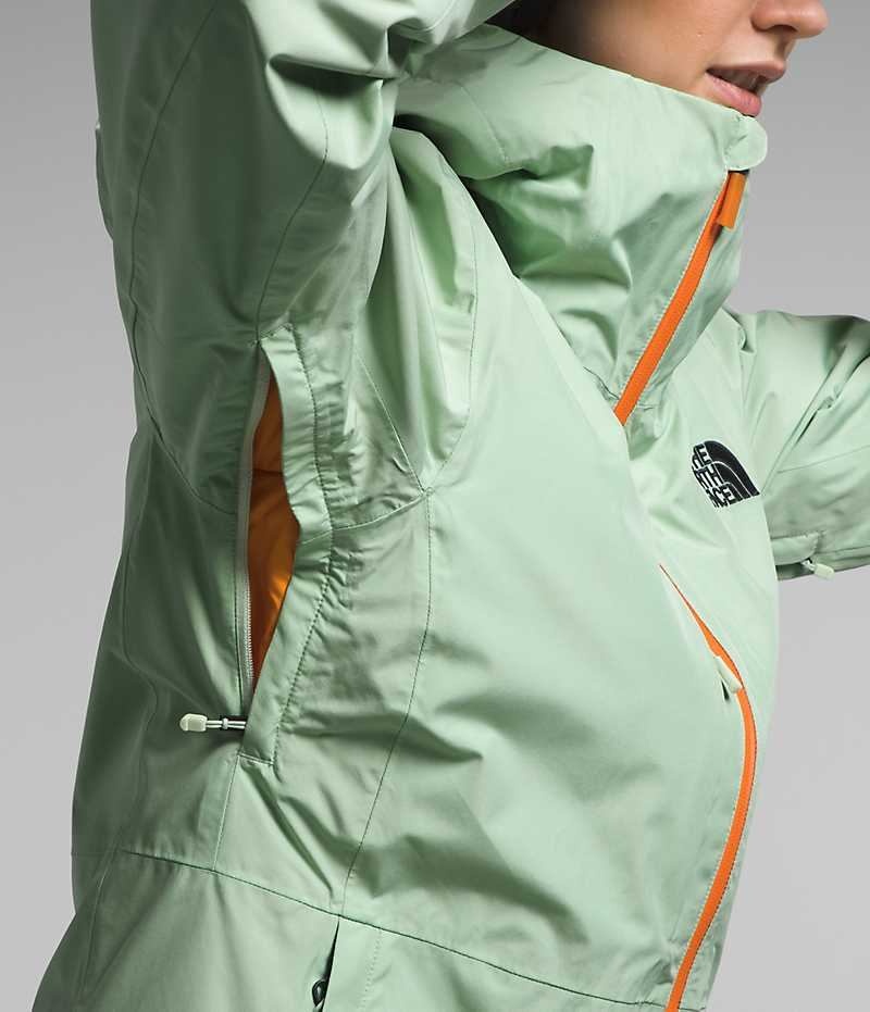 Mint The North Face ThermoBall™ Eco Snow Triclimate® Women's Insulated Jacket | MALAYSIA QFXEMT