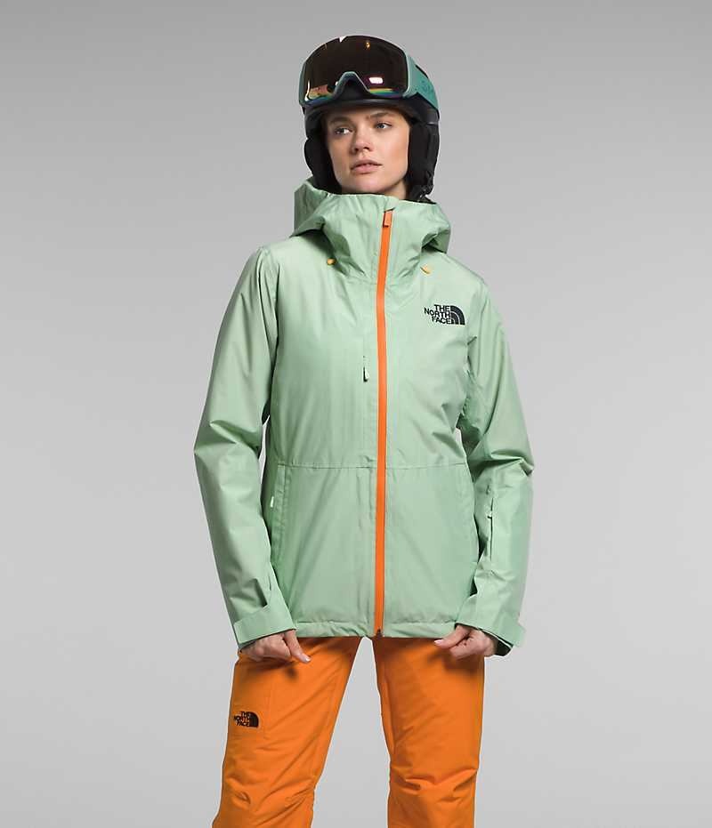 Mint The North Face ThermoBall™ Eco Snow Triclimate® Women\'s Insulated Jacket | MALAYSIA QFXEMT