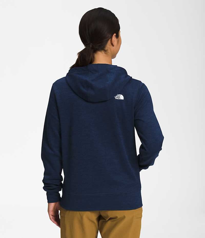 Navy The North Face Canyonlands Pullover Women's Hoodie | MALAYSIA CFKOAH