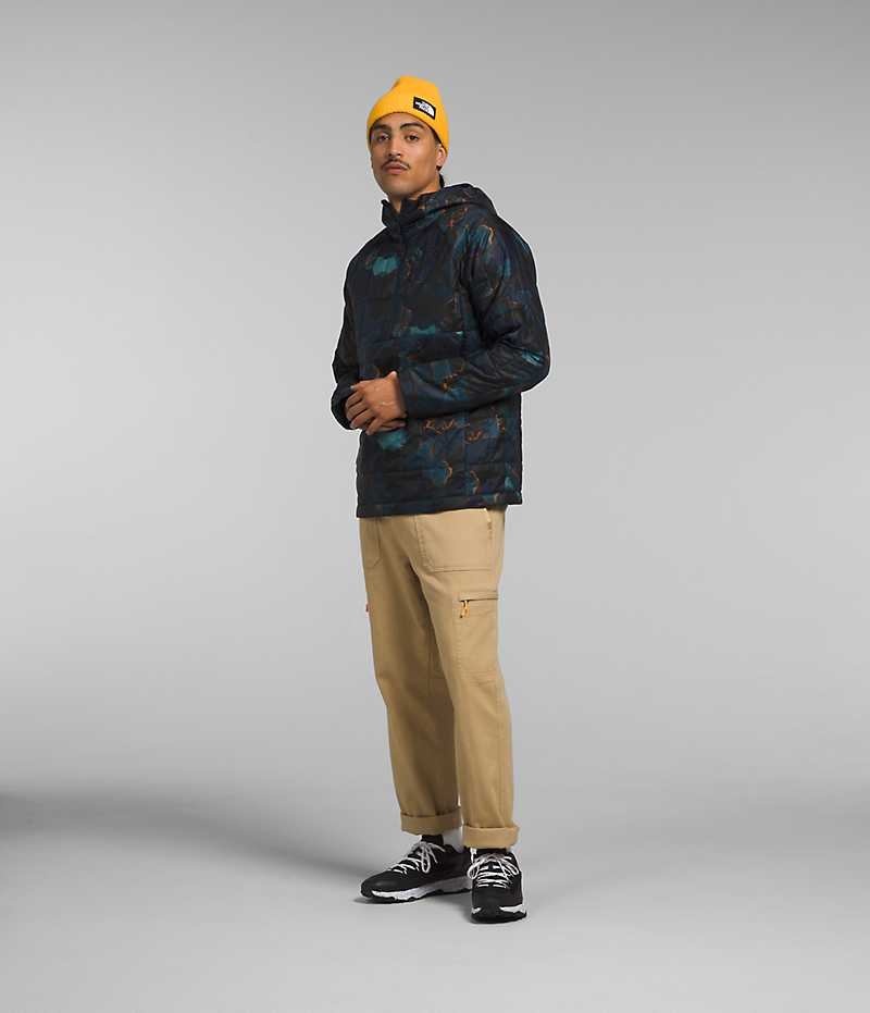 Navy The North Face Circaloft ¼-Zip Pullover Men's Puffer Jacket | MALAYSIA FOZWBV