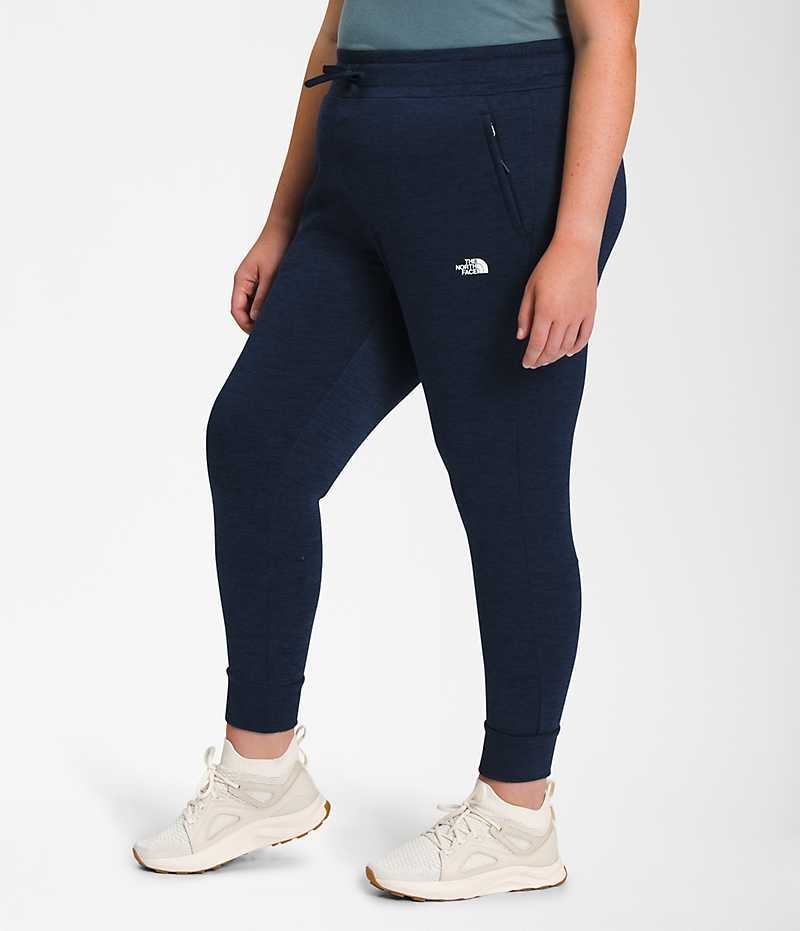 Navy The North Face Plus Canyonlands Women's Jogger | MALAYSIA USEIXW