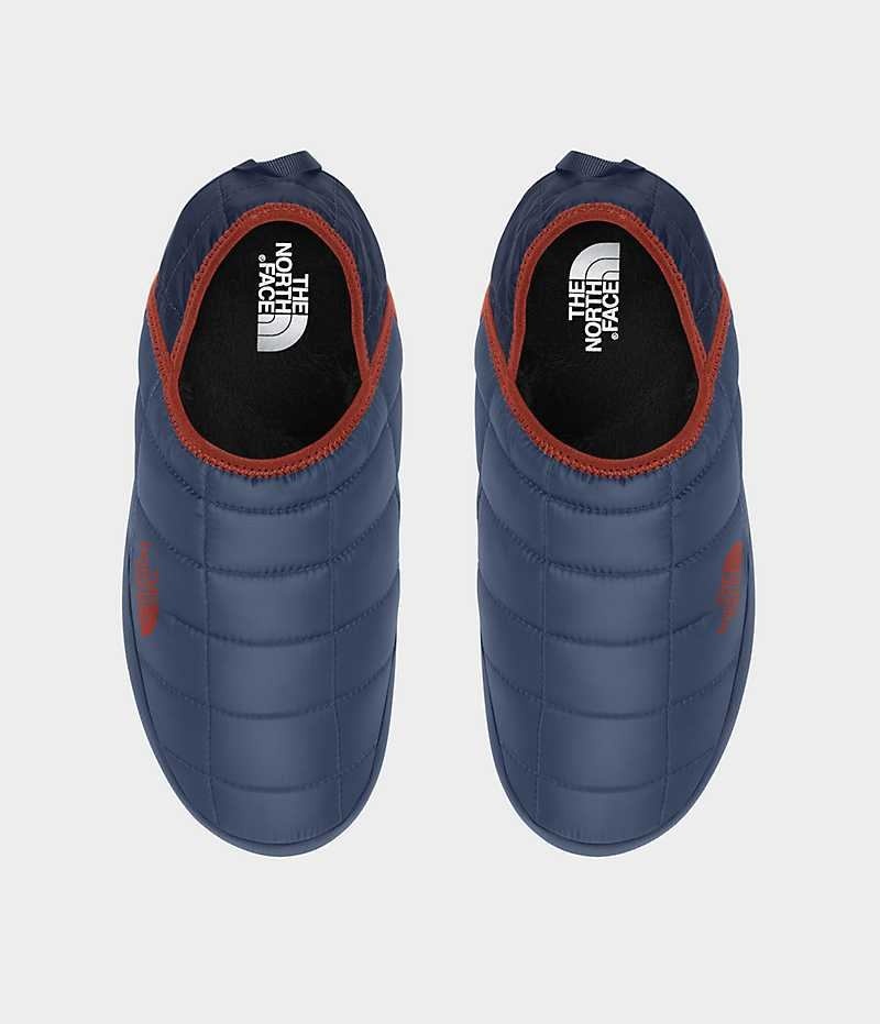 Navy The North Face ThermoBall™ Traction V Men's Mules | MALAYSIA FWJTEM