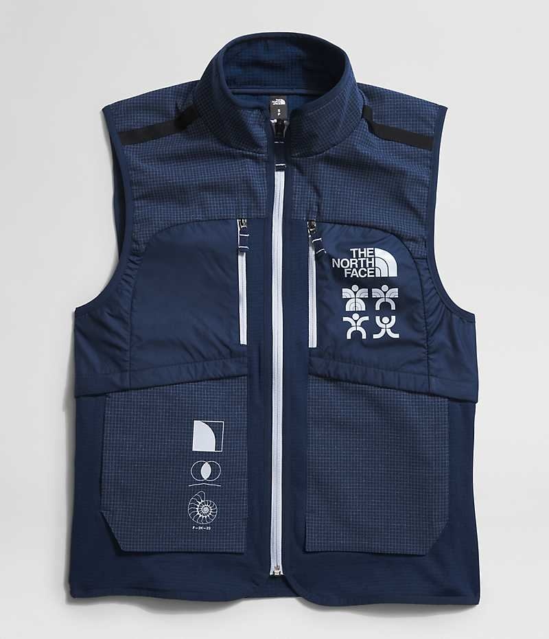 Navy The North Face Trailwear Winter Warm Flash Women's Vest | MALAYSIA WVFOJA