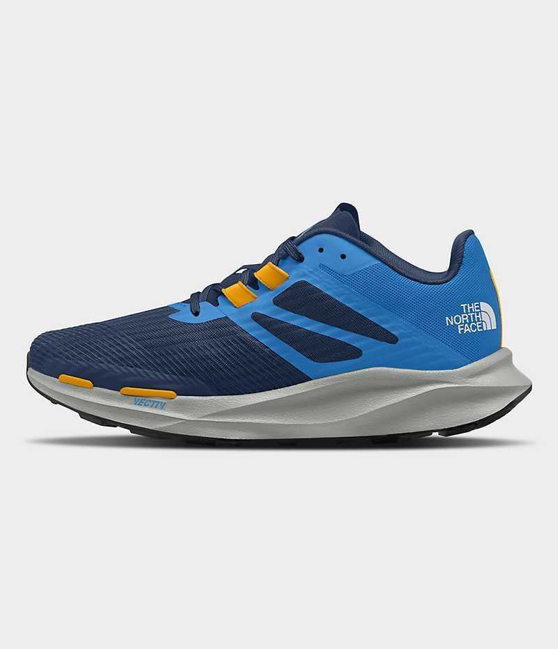 Navy / Blue The North Face VECTIV Eminus Men\'s Trail Running Shoes | MALAYSIA REVCQD