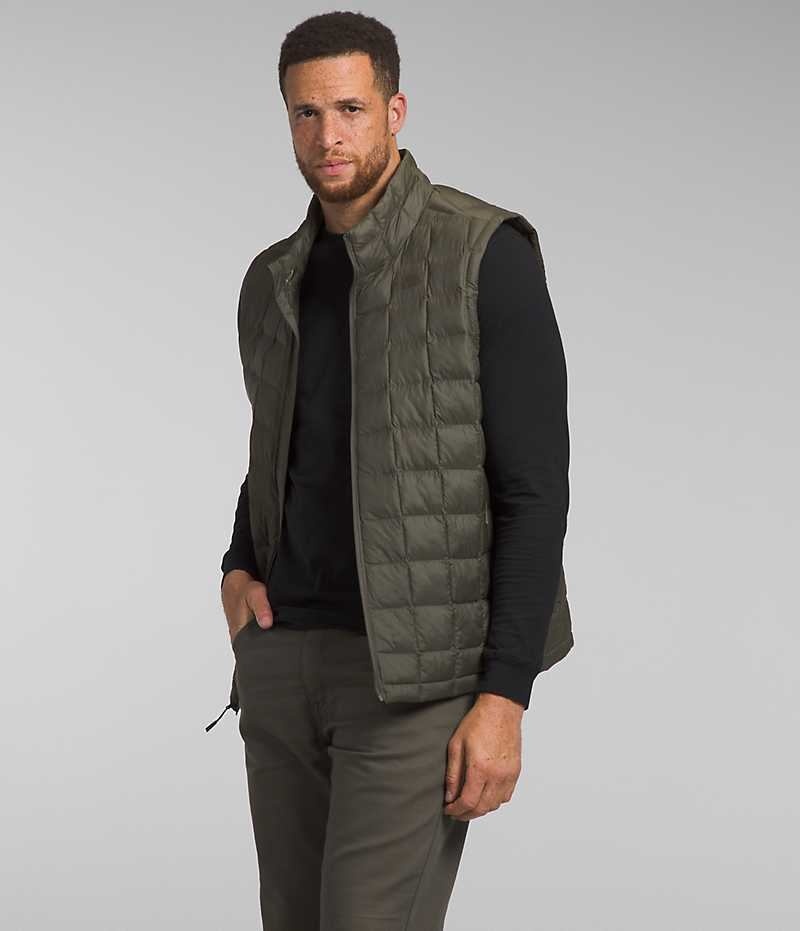 Olive The North Face Big ThermoBall™ Eco 2.0 Men\'s Down Vest | MALAYSIA EIHDGT